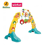 Kệ Chữ A đồ chơi đa, treo thành cũi có nhạc 3 in 1 hình động vật Winfun 0853 - Đồ chơi cho bé sơ sinh tới 1 tuổi - tặng đồ chơi tắm 2 món thumbnail