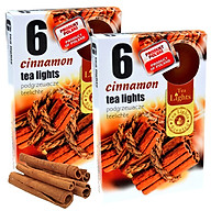 Combo 2 hộp 6 nến thơm Tealight Admit nhập khẩu Châu Âu Cinnamon - hương quế thumbnail