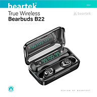 Tai nghe bluetooth không dây BEARTEK B22 True Wireless chống ồn hiệu quả - Thiết kế trẻ trung, cá tính Cảm ứng dừng bật nhạc Thời gian sử dụng lên tới 4h - Hàng nhập khẩu thumbnail