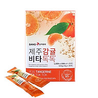 Nước Ép Quýt hỗ trợ Giảm Cân, Đẹp Da Sanga Jeju Tangerine Vita Tok Tok (Hộp 600g 30 gói) thumbnail
