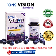 FONS VISION - Hỗ trợ cải thiện thị lực, giảm khô mắt, nhức mắt, mỏi mắt, nhìn mờ, giảm lão hóa mắt, hạn chế thoái hóa điểm vàng thumbnail