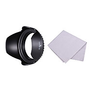 72mm Tulip Flower Lens Hood with Cleaning Cloth for DSLR Camera Lens Quick Mounting thumbnail