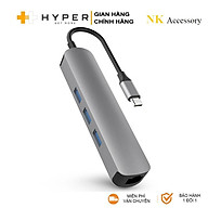 Cổng chuyển HyperDrive 4k HDMI 6-in-1 USB-C Hub cho Macbook, Ultrabook & USB-C Devices - Lan - HD233B - Hàng Chính Hãng thumbnail
