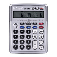Musical Desktop Calculator 12-Digits LCD Display with 3.5mm Audio Jack Adjustable Volume Cable Electronic Calculator thumbnail