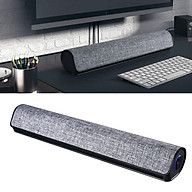 Wired USB Powered Sound Bar Computer Speakers 2.0 Stereo Sound Effect Black thumbnail