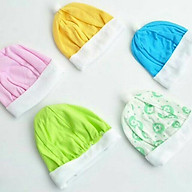 Set 10 Mũ Cotton Mỏng Cho Bé - Giao Màu Ngẫu Nhiên thumbnail