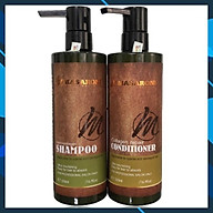 Bộ dầu gội xả phục hồi siêu mượt tóc Masaroni Rich Biotin Collagen repair Shampoo & Conditioner 500ml thumbnail