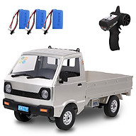 WPL D12 RC Truck 2.4Ghz RC Car 1 10 RC Toy RTR Car Gift for Adults Kids Boys Middle Engine Rear Drive 2 Battery Included thumbnail
