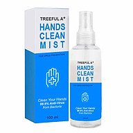 Dung Dịch Rửa Tay Sạch Khuẩn Dạng Xịt Treeful A+ Hands Clean Mist 100ml thumbnail
