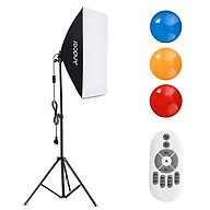 Andoer Studio Photography Softbox RGB LED Light Kit Including 20 28 Inch Softbox 1 5500K 35W LED Light 1 Color thumbnail