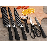 Bộ dao 6 món hình sọc tiện lợi đẹp độc lạ giúp nấu ăn trở nên giản đơn- (có thể làm quà tặng) thumbnail