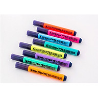 Bộ 7 bút Highlighter, bút dạ quang, bút ghi nhớ sắc màu cho học sinh, sinh viên, giáo viên - Hàng cao cấp - màu ngẫu nhiên thumbnail