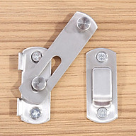 Chốt khóa cài cửa an toàn chất liệu thép không gỉ cao cấp tiện dụng (7x5cm) thumbnail