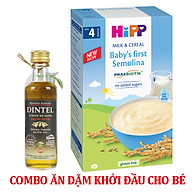 COMBO Ăn dặm khởi đầu Hipp - Dầu Olive Dintel ép nguyên chất 100% (chai thủy tinh 100ml) thumbnail