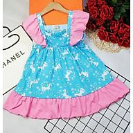 Đầm váy 2 dây mùa hè cho bé gái size 5-20kg chất thun cotton mềm mịn mát thumbnail