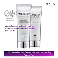 Kem chống nắng NoTS UV Protection Sun Cream SPF50+ PA+++ 70g Double Set thumbnail