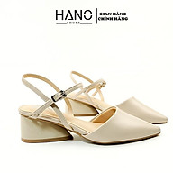 HANO - Sandal bít mũi cao gót 5p cách điệu quai mảnh SD0004 thumbnail