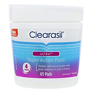 Clearasil Ultra Rapid Action Face Wipe Pads 65 thumbnail