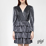 GIGI - Đầm mini cổ V tay lở Wrap Bust G2105202166H-88 thumbnail
