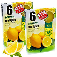 Combo 2 hộp 6 nến thơm Tealight Admit nhập khẩu Châu Âu Lemon - hương chanh tươi thumbnail