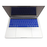 Miếng lót bàn phím in chữ Silicone Macbook Touch Bar 13 15 inch Skin Keyboard - Hàng Chính Hãng thumbnail