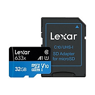 Thẻ Nhớ Lexar Micro SDHC 633X 32GB (95MB s) (Có Adapter) - Hàng Chính Hãng thumbnail