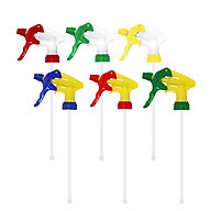 Spray Bottle Trigger Nozzle Replacement Plastic Sprayer Heads for Glass or Plastic Bottle Replacement Set of 6 thumbnail