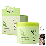 Kem massage thảo dược trà xanh Green tea Massage Cream Hàn Quốc 300ml Tặng Móc khóa thumbnail