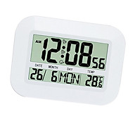 Large LCD Digital Clock Temperature Meter Clock Calender Snooze Alarm Clock thumbnail