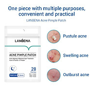 Tinh chất LANBENA gel ngừa mụn miếng dán xóa sẹo cải thiện và làm mịn da dưỡng da với 7 tùy chọn (có bán set) thumbnail