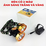 (KHUYẾN MẠI) Đèn Pin Đội Đầu bóng led ánh sáng mạnh chống nước (kín nước) NO 4018 2 Màu Ánh sáng vàng và Ánh sáng trắng thumbnail