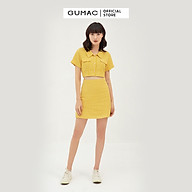 Áo croptop nữ kiểu nắp túi GUMAC AB332 thumbnail