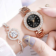 Đồng hồ thời trang nữ Lupai kèm lắc tay thumbnail
