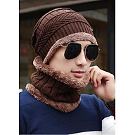 Nón len - Mũ len kèm khăn nam nữ thumbnail