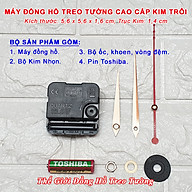 Máy Đồng Hồ Eastar Kim Trôi Cao Cấp + Bộ Kim Đao (Kim Nhọn) Màu Vàng Đồng và Kèm theo 1 Pin Tiểu AA thumbnail