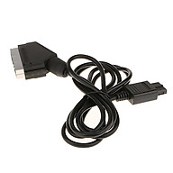 1.8m 6ft RGB Scart Cable AV Stereo Cord Audio & Video TV Lead for SNES N64 NTSC Nintendo 64 Super Nintendo Game Consoles - Black thumbnail
