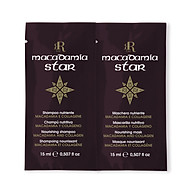 Combo 2 gói dầu gội xả phục hồi tóc hư tổn RRline Macadamia Star 30ml thumbnail
