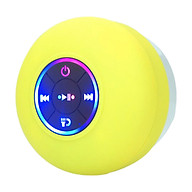 BT 5.0 Speaker IPX4 Waterproof Speaker with Suction Cup Shower Speaker with Built-in Mic Hands-free Call Ambient Light, thumbnail