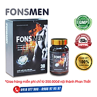 FONSMEN - Hỗ trợ bổ thận, tráng dương, giúp tăng cường sinh lực và khả năng sinh lý nam giới. Hỗ trợ giảm nguy cơ mãn dục sớm thumbnail