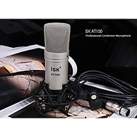 Micro thu âm ISK AT100 - Mic thu âm cao cấp hỗ trợ livestream, karaoke online - Sử dụng được trực tiếp với máy tính - Tương thích mọi loại soundcard - Lọc âm, chống ồn, chống nhiễu cực tốt - Giao màu ngẫu nhiên - Hàng nhập khẩu thumbnail