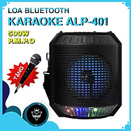 Loa Bluetooth ALP-401 Nghe Nhạc Hát Karaoke Cực Hay, Tặng Micro Xịn Sò- Hàng chính hãng thumbnail