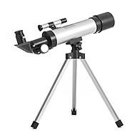 Astronomical Telescope Compact Portable Telescope of 90X Magnification with Finder Scope Adjustable Tripod for Kids thumbnail