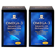 COMBO 2 hộp Viên dầu cá HỒI Dr.Natural Omega 3 Salmon Oil thumbnail