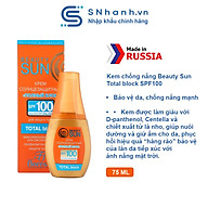 Kem chống nắng Floresan Beauty Sun Total block SPF100 75ml thumbnail