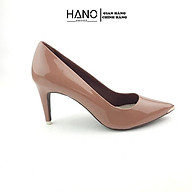 HANO - Giày Cao gót mũi đồng 9p da bóng mềm chuẩn VNXK thumbnail