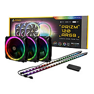 Bộ Fan Case Antec Kit Prizm 120 ARGB (3 fan+2 dây Led+hub fan) - Hàng Chính Hãng thumbnail