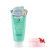 Sữa rửa mặt dành cho da mụn Senka Perfect Whip Acne Care 100g - Tặng Kem dưỡng trắng da ban đêm Senka 15g thumbnail