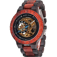 BOBO BIRD Mens Wooden Watches Luxury Mechanical Watch Lightweight Wood Band Timepieces for Men thumbnail
