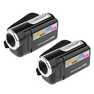 2x Portable Camcorder HD 8x Digital Zoom Video Camera Recorder DVR Black thumbnail