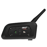 EJEAS V6 Pro Motorcycle Helmet BT Intercom Headphone Real-Time BT Intercom Full Duplex Talking ESP Noise Reduction 2PCS thumbnail